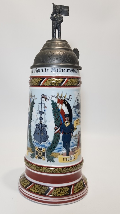 1900'LERDEN ALMAN BİRA BARDAĞI - TANKART