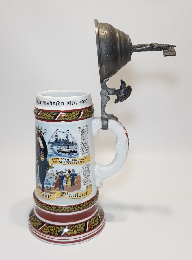 1900'LERDEN ALMAN BİRA BARDAĞI - TANKART