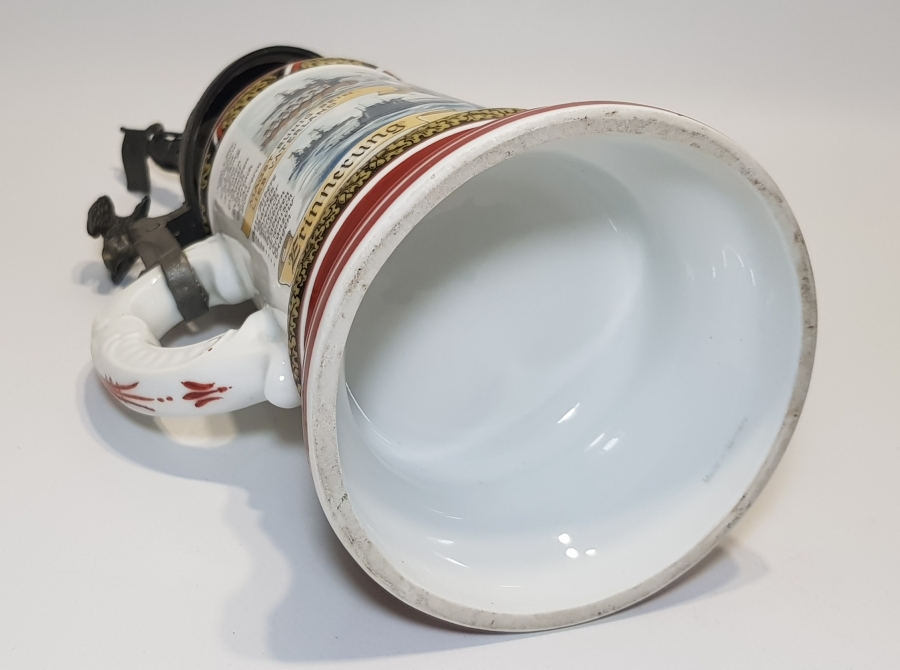 1900'LERDEN ALMAN BİRA BARDAĞI - TANKART