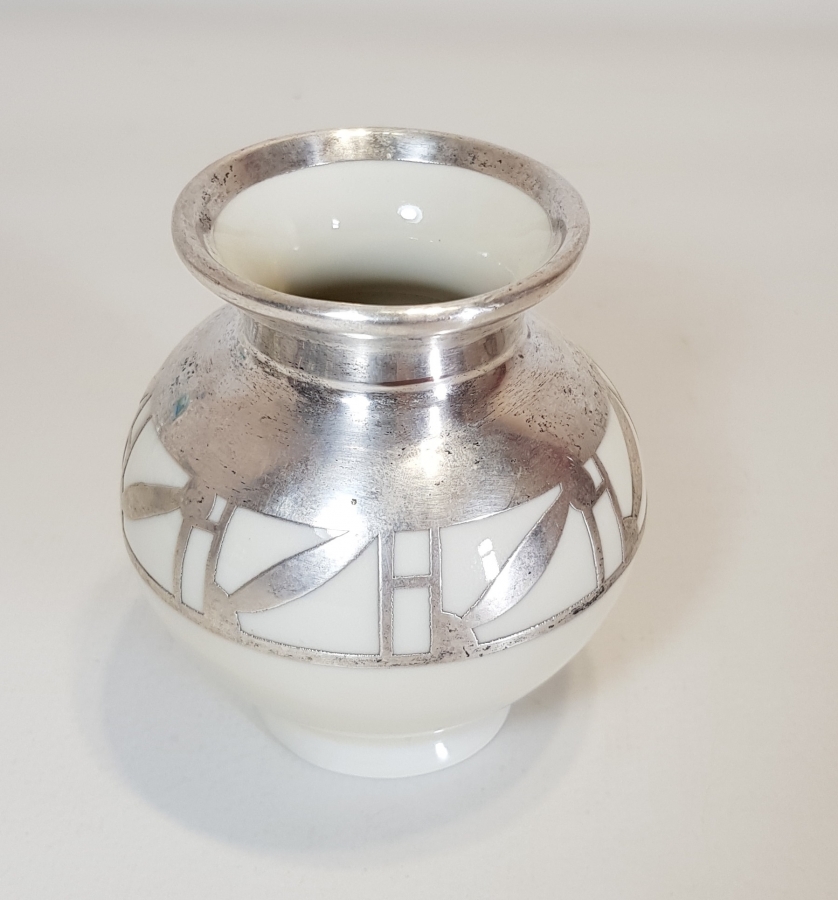 BAVARİA MARKA GÜMÜŞ GİYDİRME VAZO