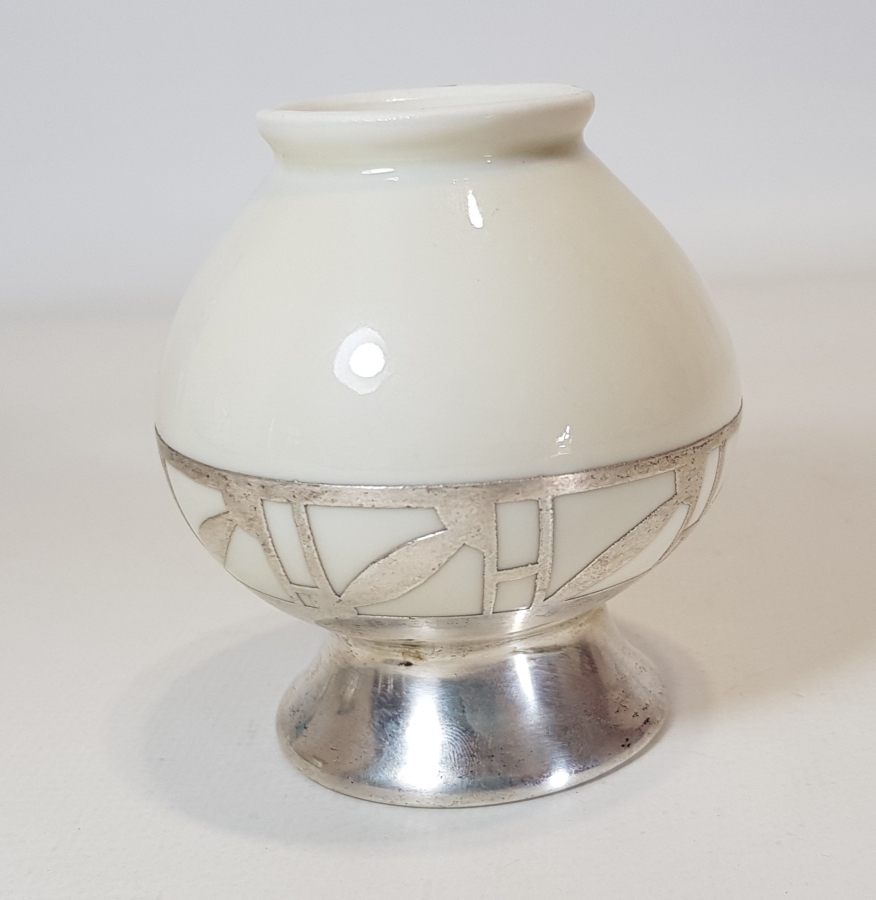 BAVARİA MARKA GÜMÜŞ GİYDİRME VAZO