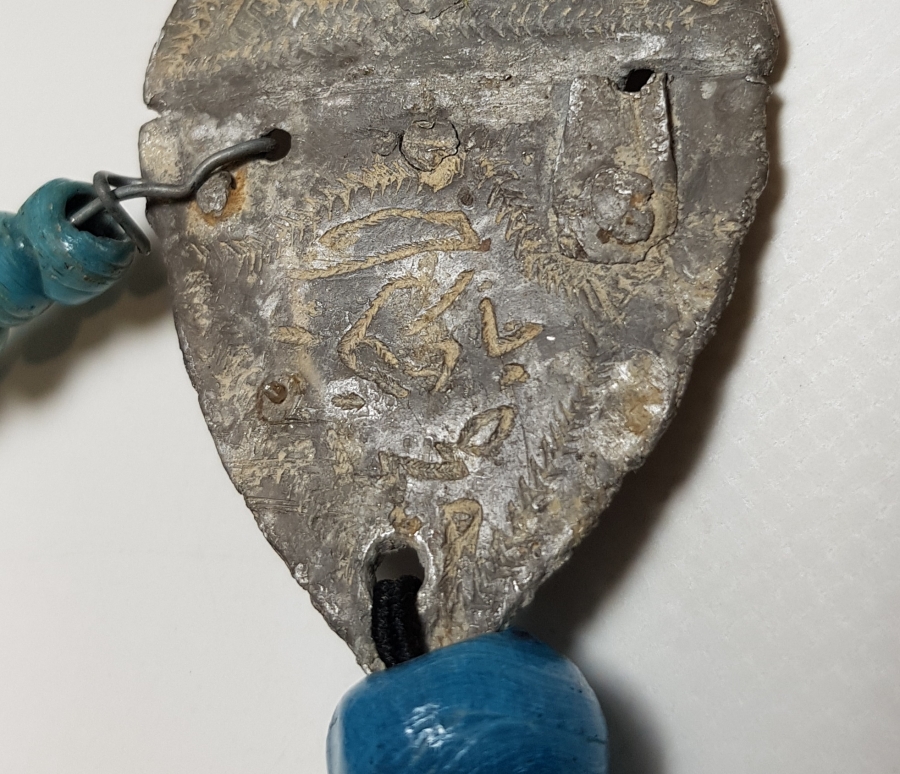 OSMANLICA YAZILI OPAL TAŞLARLA SÜSLÜ NAZARLIK 