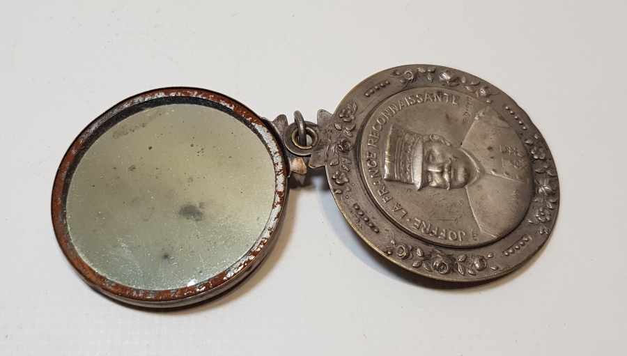 1. DÜNYA SAVAŞI FRANSIZ MADALYON AYNA