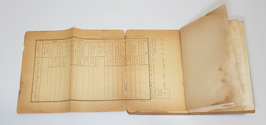 1919-1920 OSMANLICA SUBAY MAAŞ KARNESİ - NADİR