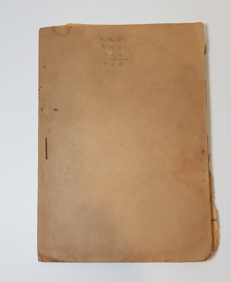 1919-1920 OSMANLICA SUBAY MAAŞ KARNESİ - NADİR