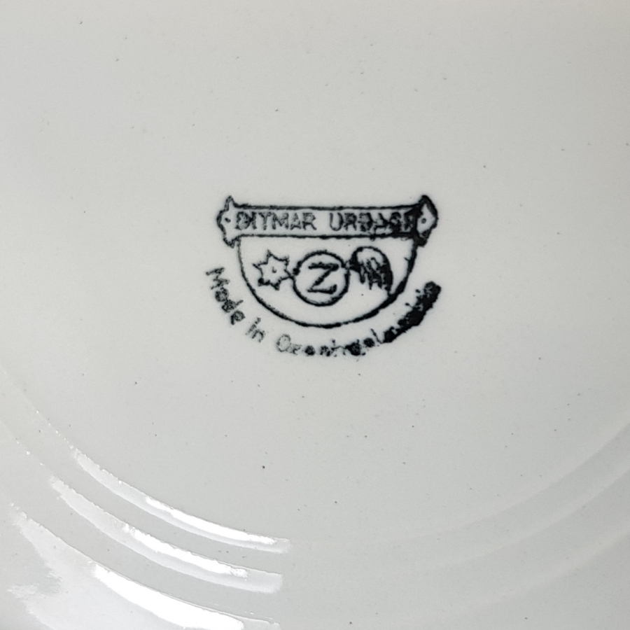 1900'LERDEN EL BOYAMA NADİR PORSELEN TABAK