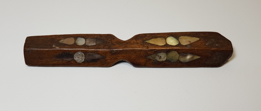 OSMANLI DÖNEMİ SEDEF İŞÇİLİKLİ AFYON İŞİ AHŞAP AĞIZLIK