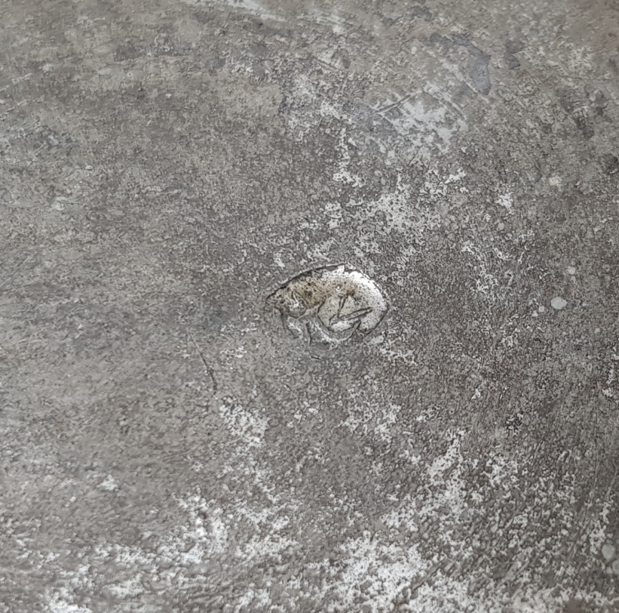 OSMANLI DÖNEMİ USTA DAMGALI, AY YILDIZ KAPAKLI BAKIR SAHAN