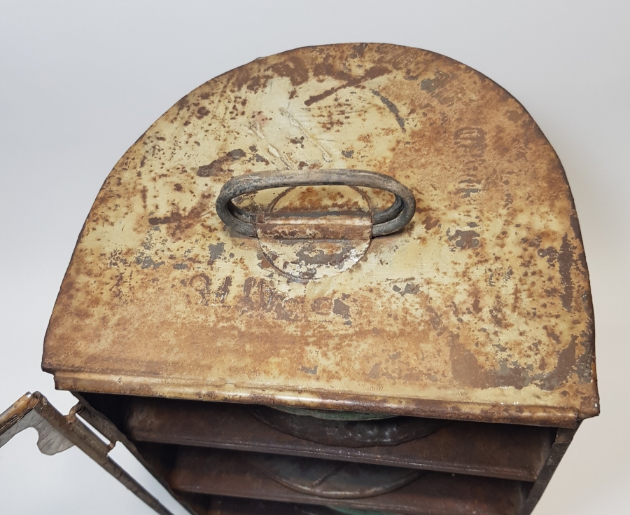 KUTUSUNDA OSMANLI DÖNEMİ ÇANAKKALE SERAMİK MACUNLUK SETİ - ÇOK NADİR 