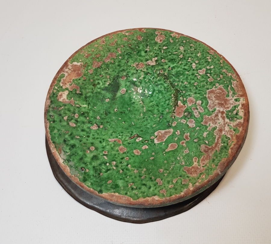 KUTUSUNDA OSMANLI DÖNEMİ ÇANAKKALE SERAMİK MACUNLUK SETİ - ÇOK NADİR 