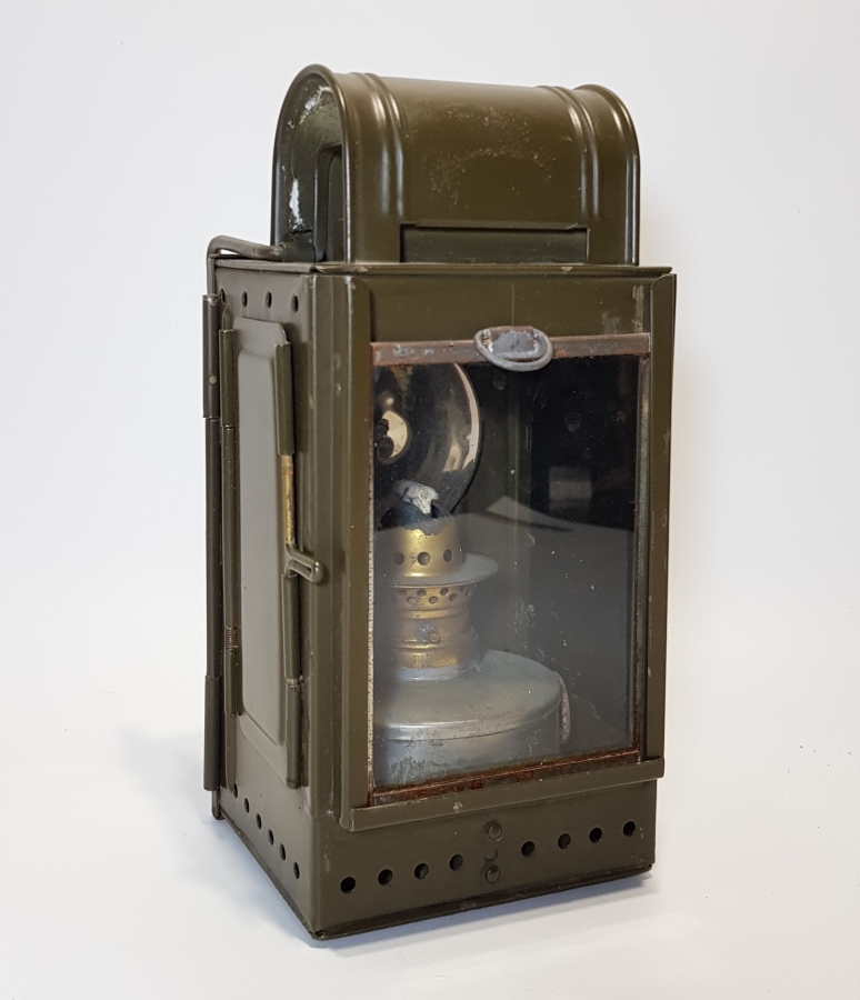 OSMANLI DÖNEMİ ÇİL KONDİSYONDA ASKERİ İŞARET LAMBASI 