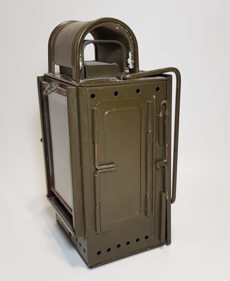 OSMANLI DÖNEMİ ÇİL KONDİSYONDA ASKERİ İŞARET LAMBASI 