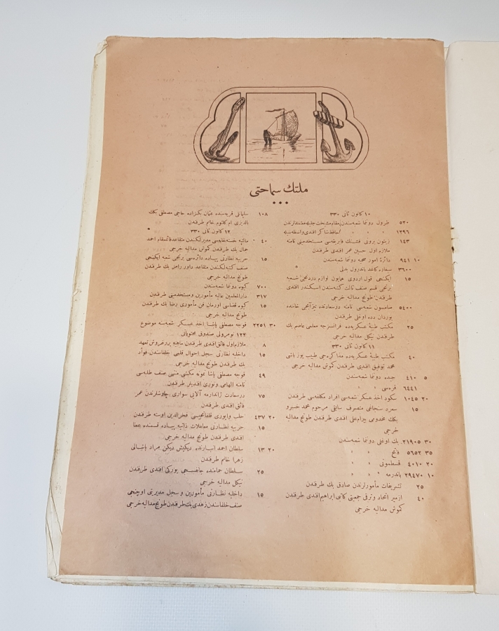 ÇANAKKALE SAVAŞI 28 ARALIK 1914 TARİHLİ OSMANLICA DONANMA DERGİSİ