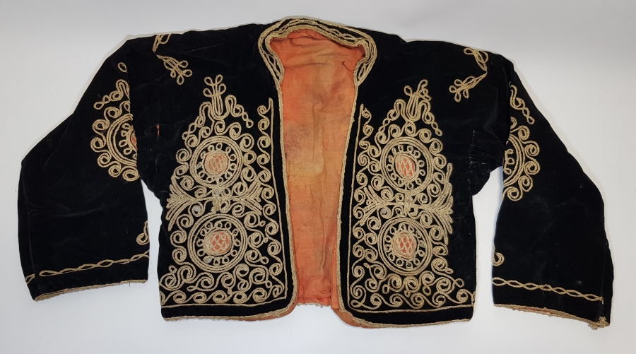 OSMANLI DÖNEMİ TAHTACI İŞİ BOL İŞLEMELİ GELİN CEPKENİ 