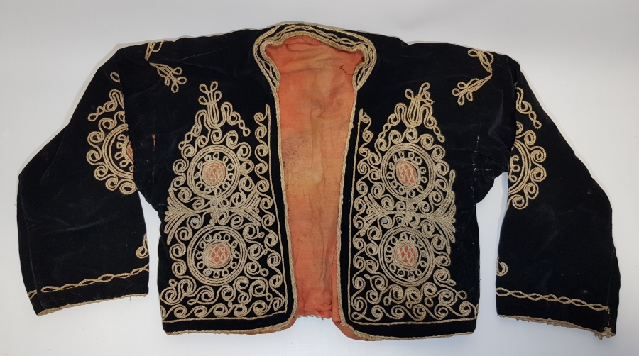 OSMANLI DÖNEMİ TAHTACI İŞİ BOL İŞLEMELİ GELİN CEPKENİ 