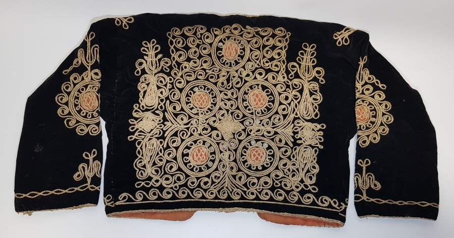 OSMANLI DÖNEMİ TAHTACI İŞİ BOL İŞLEMELİ GELİN CEPKENİ 