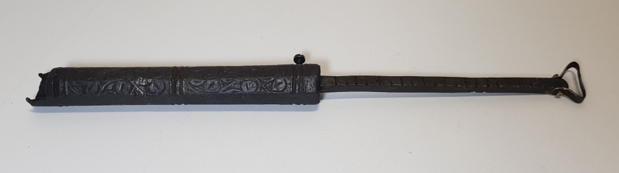 OSMANLI DÖNEMİ NADİR FORMDA İŞLEMELİ BARUT ÖLÇEĞİ