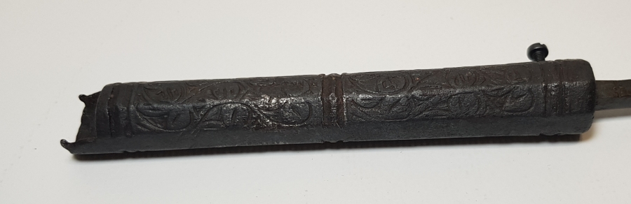 OSMANLI DÖNEMİ NADİR FORMDA İŞLEMELİ BARUT ÖLÇEĞİ