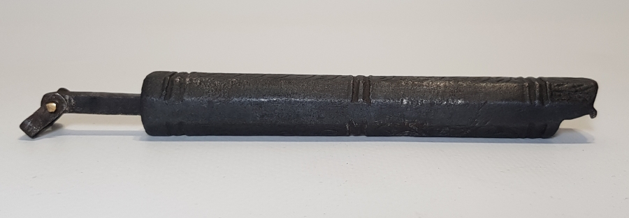 OSMANLI DÖNEMİ NADİR FORMDA İŞLEMELİ BARUT ÖLÇEĞİ