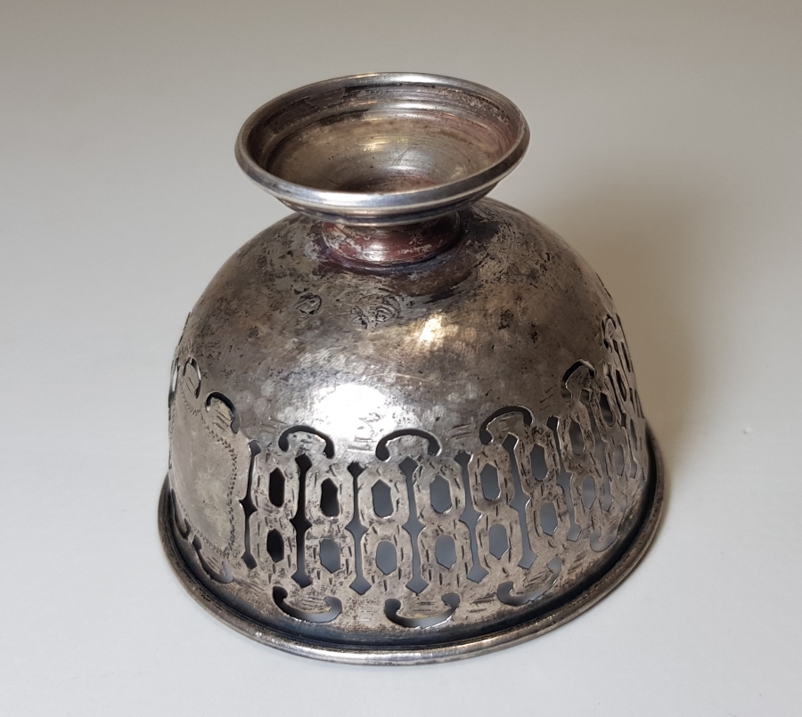 OSMANLI DÖNEMİ TUĞRALI GÜMÜŞ FİNCAN ZARFI