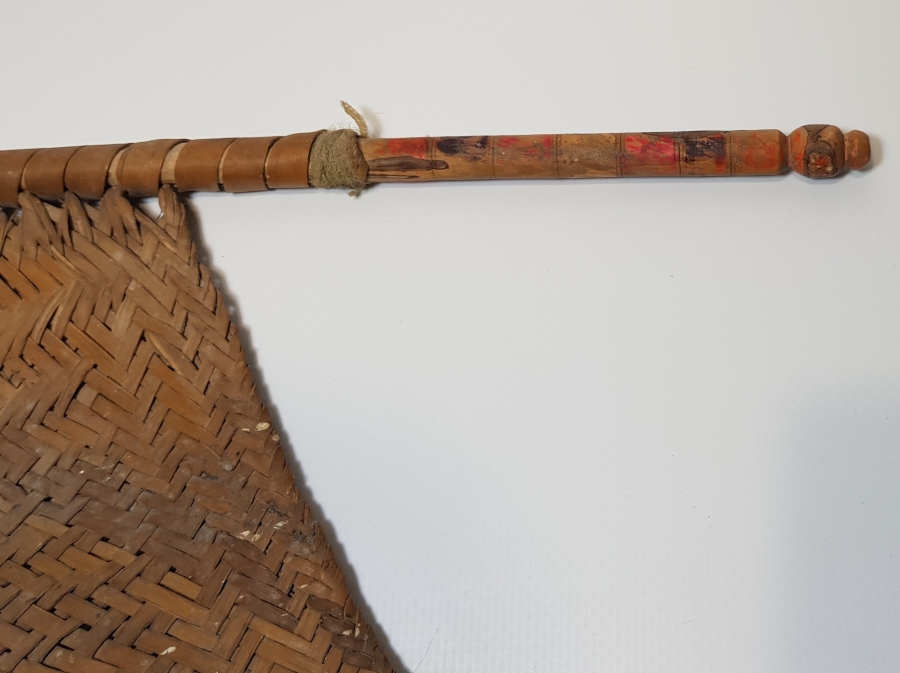 OSMANLI DÖNEMİ TEKKE İŞİ HASIR YELPAZE