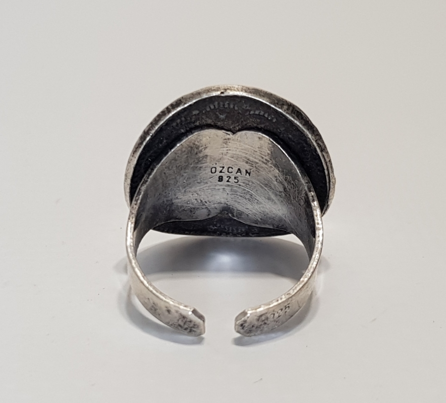 OSMANLI PARASINDAN DİZAYN EDİLMİŞ GÜMÜŞ YÜZÜK