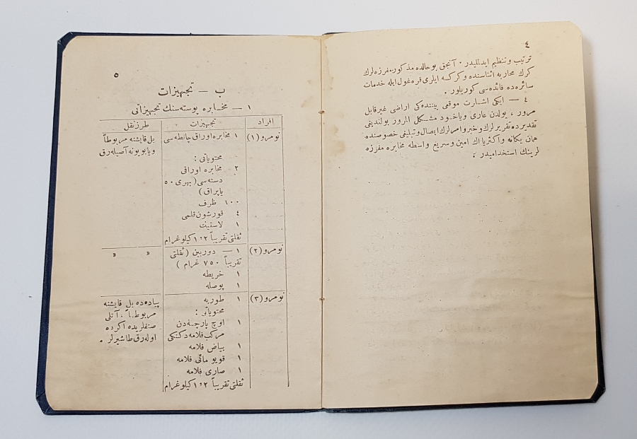 OSMANLICA KİTAP: 1909 İŞARET FLAMALARIYLA MUHAREBE TALİMNAMESİ