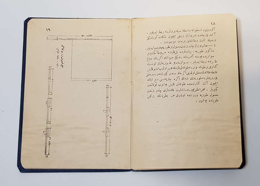 OSMANLICA KİTAP: 1909 İŞARET FLAMALARIYLA MUHAREBE TALİMNAMESİ