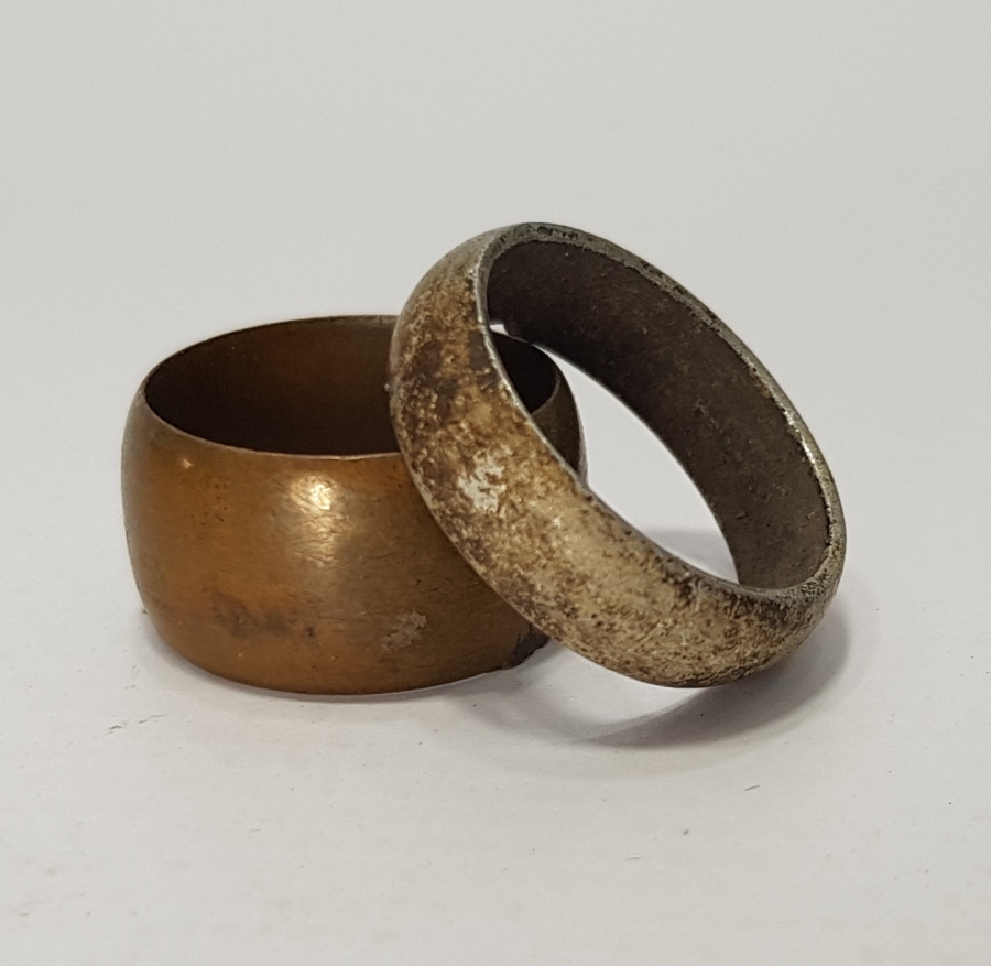 1. DÜNYA SAVAŞI ÇANAKKALE CEPHESİ 2 ADET ASKER YÜZÜĞÜ