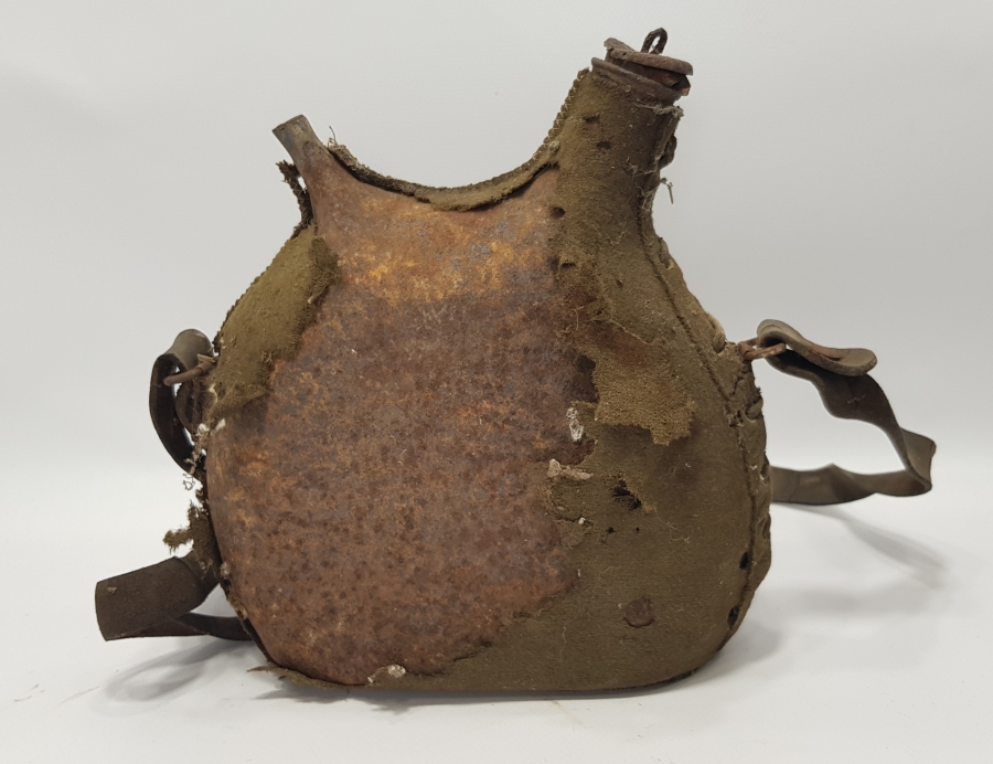 1. DÜNYA SAVAŞI ÇUHA BEZ KAPLAMALI ANZAK MATARASI