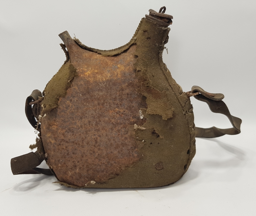 1. DÜNYA SAVAŞI ÇUHA BEZ KAPLAMALI ANZAK MATARASI