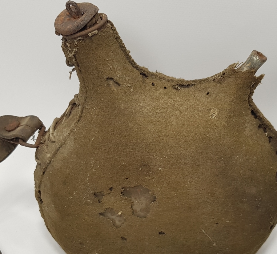 1. DÜNYA SAVAŞI ÇUHA BEZ KAPLAMALI ANZAK MATARASI