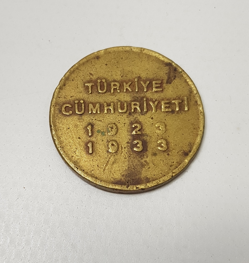 1923-1933 TÜRKİYE CUMHURİYETİ 10. YIL MADALYONU