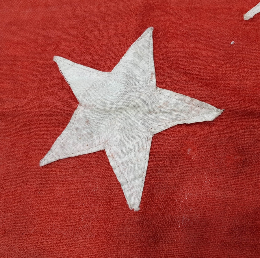 CUMHURİYET İLK DÖNEM EL DİKİMİ BAYRAK