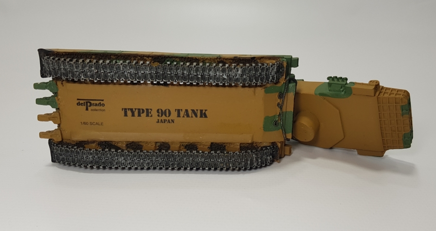 JAPON MALI ANTİKA METAL OYUNCAK TANK