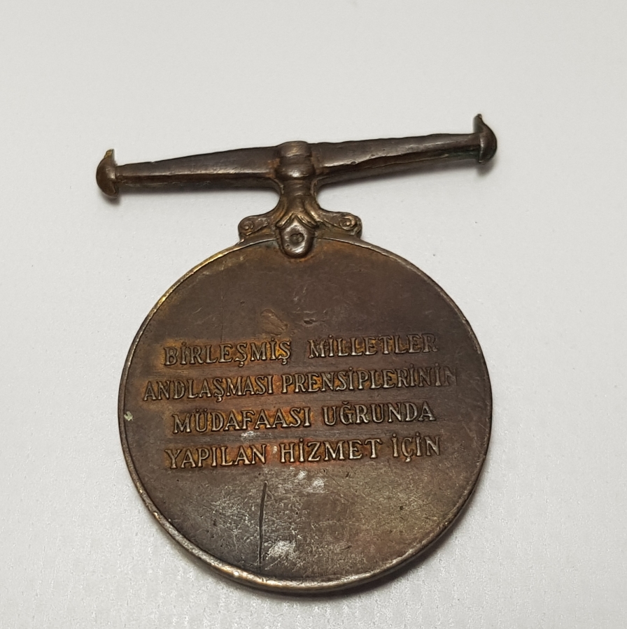 TÜRKÇE KORE HARBİ MADALYASI