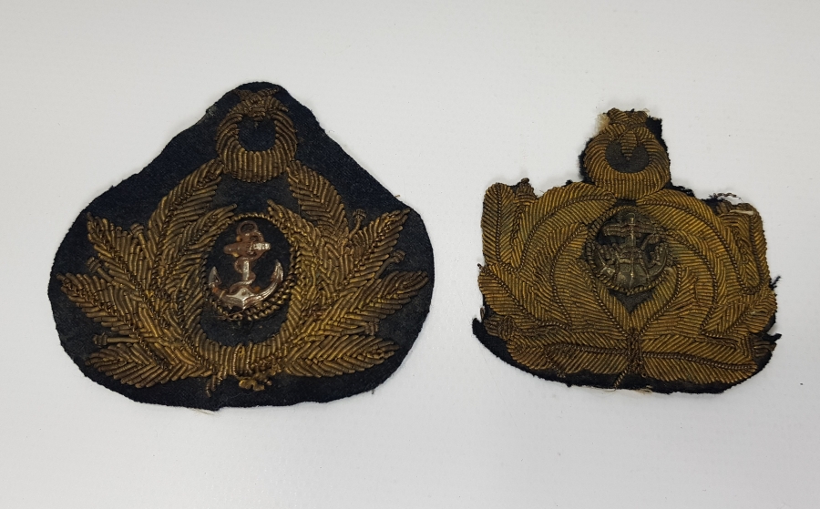 OSMANLI DÖNEMİ 2 ADET DENİZCİ SUBAY KOKARTI