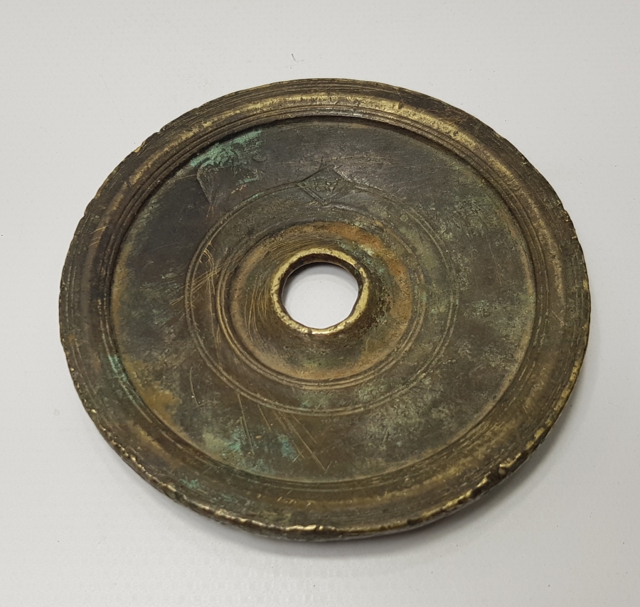 OSMANLI DÖNEMİ TUĞRALI VE DAMGALI BRONZ AĞIRLIK - DİRHEM