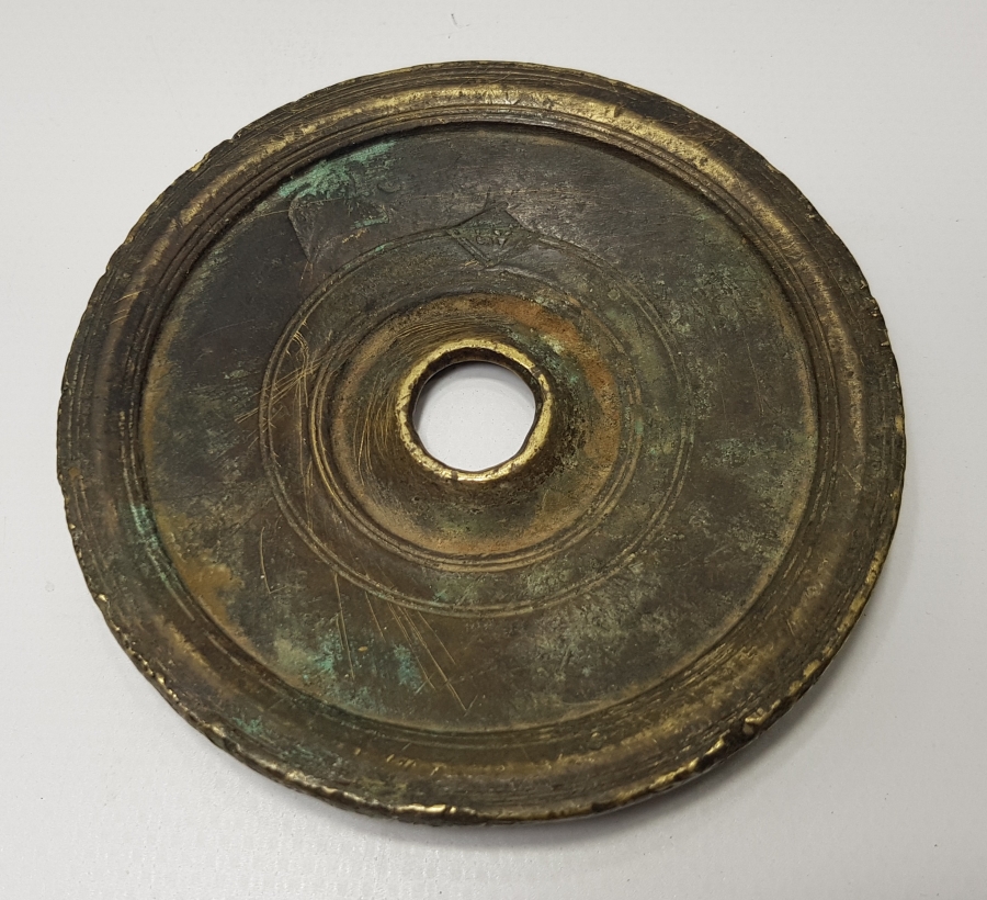 OSMANLI DÖNEMİ TUĞRALI VE DAMGALI BRONZ AĞIRLIK - DİRHEM