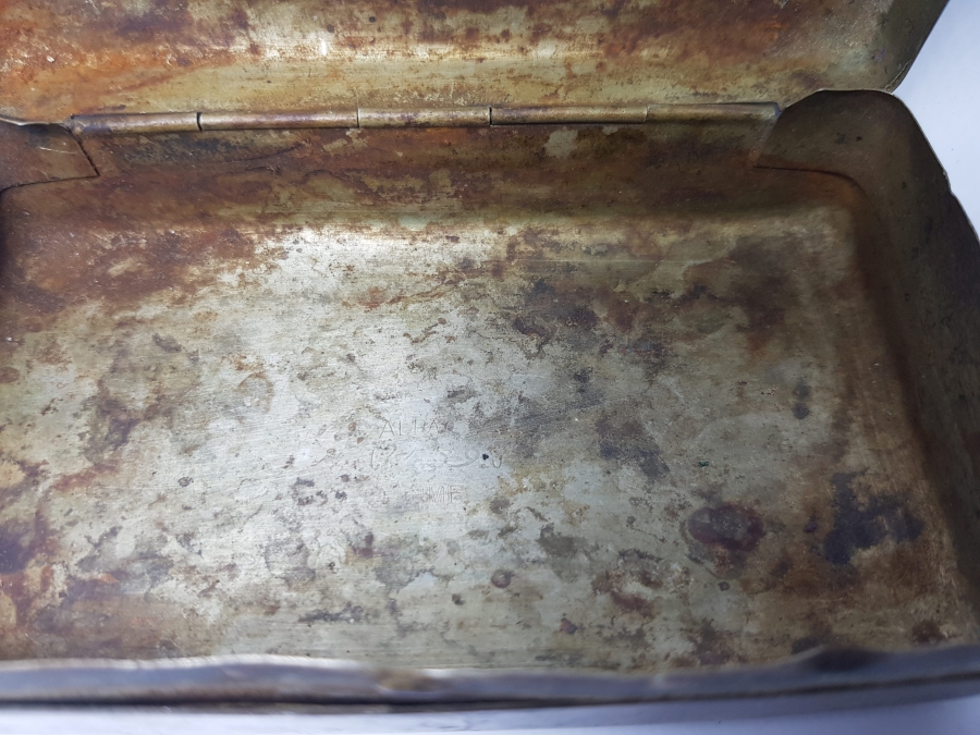 1. DÜNYA SAVAŞI ASKER TÜTÜN TABAKASI