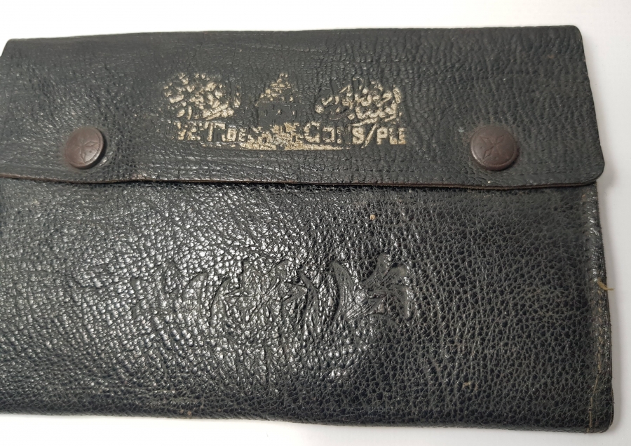 OSMANLI DÖNEMİ SOUVENIR DE CONSTANTINOPLE - İSTANBUL YADİGARI DERİ CÜZDAN