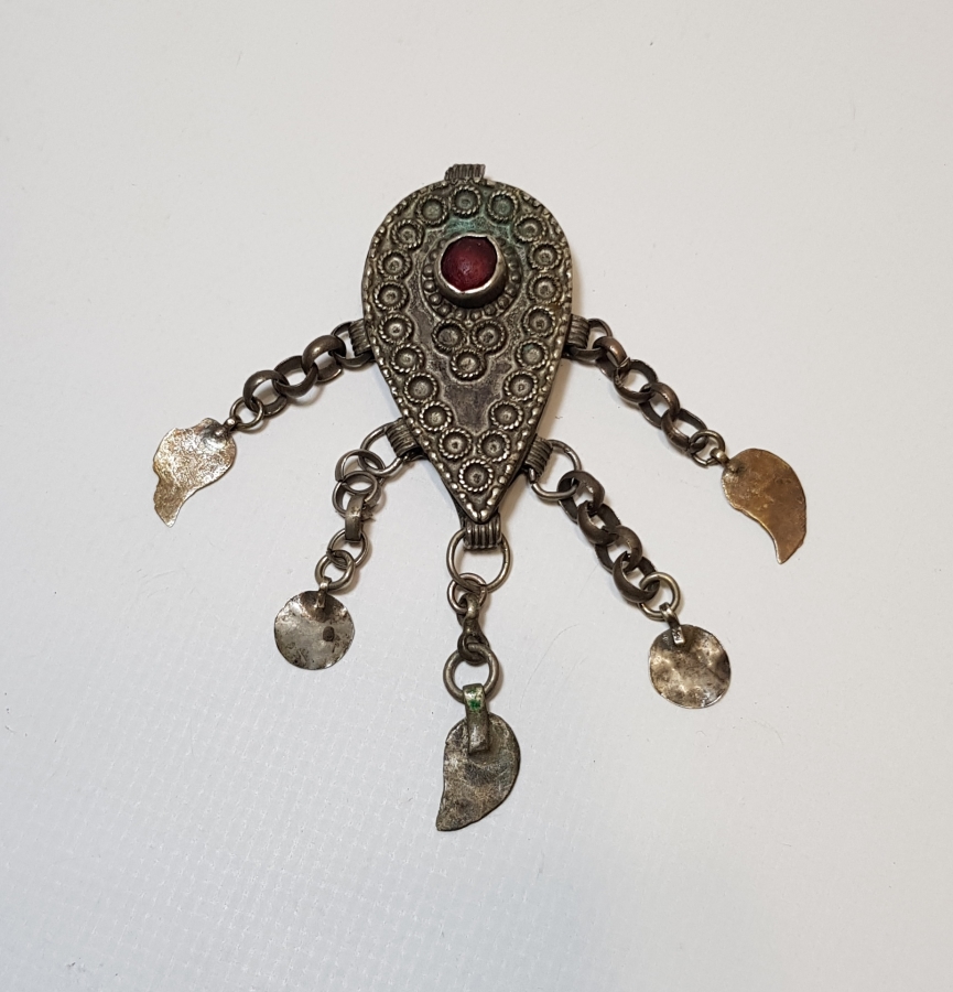 OSMANLI DÖNEMİ GÜMÜŞ KOLYE UCU