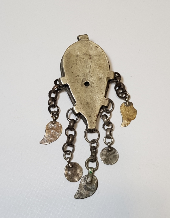 OSMANLI DÖNEMİ GÜMÜŞ KOLYE UCU