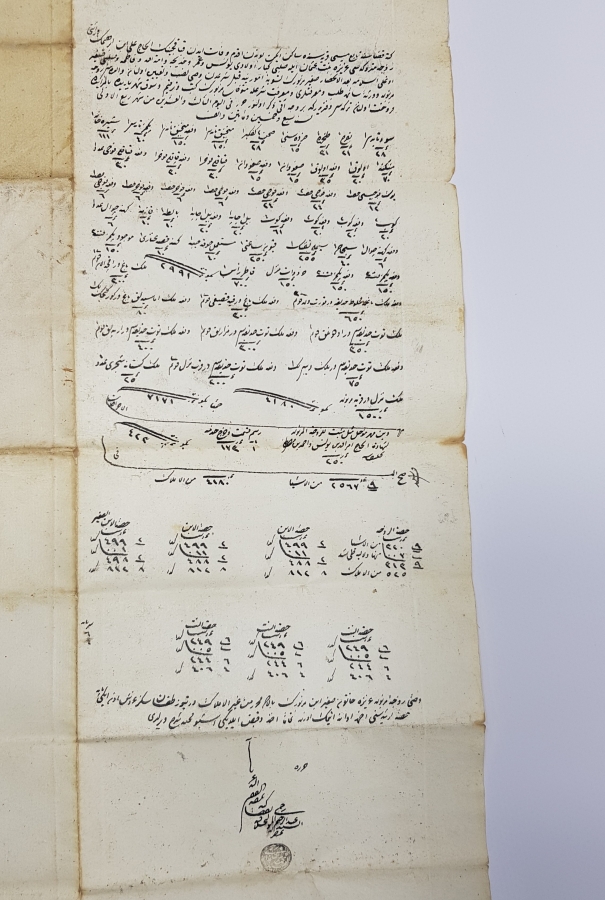 OSMANLI DÖNEMİ HÜCCET - MAHKEME KARARI 