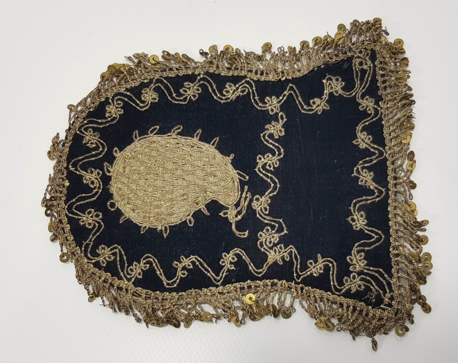 OSMANLI DÖNEMİ İKİ TARAFI SIRMA İŞÇİLİKLİ KESE