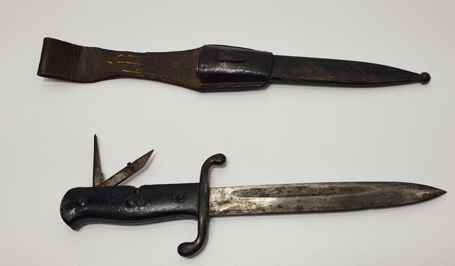 NADİR FORMDA OSMANLI TOPÇU SÜNGÜSÜ