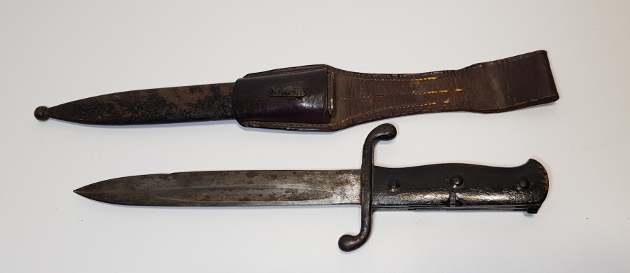 NADİR FORMDA OSMANLI TOPÇU SÜNGÜSÜ