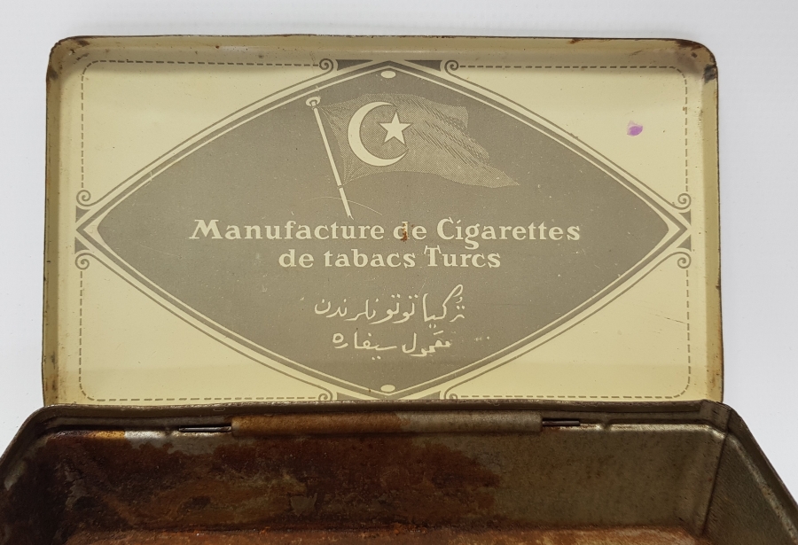 CUMHURİYET İLK DÖNEM OSMANLICA SİGARA KUTUSU - NADİR 