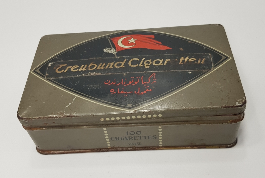 CUMHURİYET İLK DÖNEM OSMANLICA SİGARA KUTUSU - NADİR 