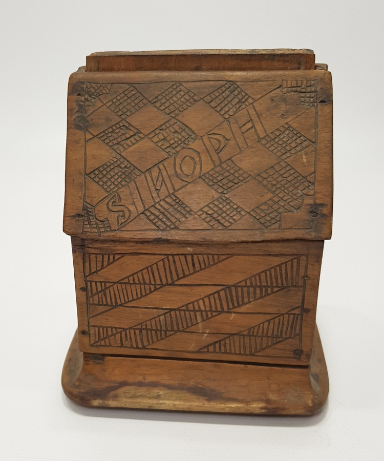 OSMANLICA VE RUMCA YAZILI SİNOP YADİGARI AHŞAP SİGARALIK